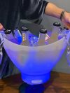 LED Clear Plastic RGB Color-Changing Ice Bucket