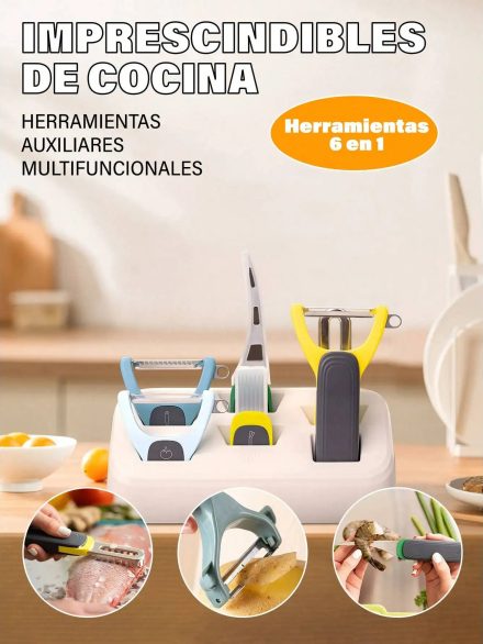 Stainless Steel Peeler Set (6 in 1)