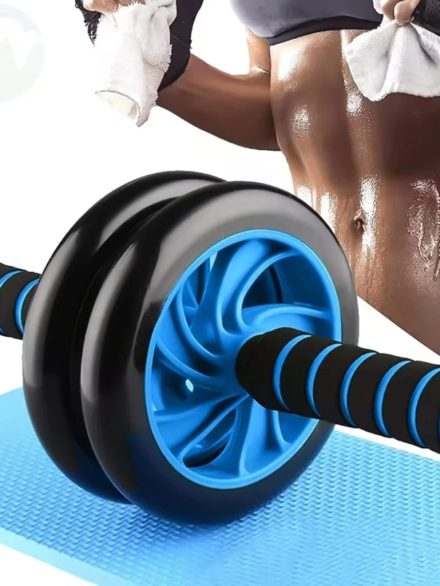 Abdominal Double Wheel Gym for Exercise Fitness
