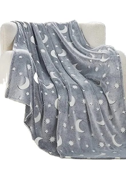 100x150CM Glow in the Dark Throw Blanket