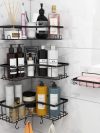 2-Piece Set Shower Shelf with Snap-On Hook