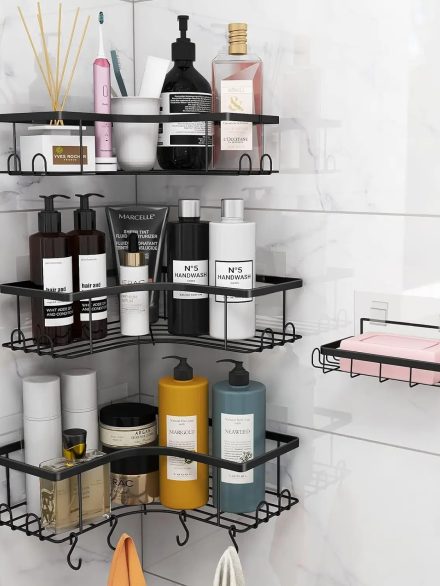 2 piece set shower shelf