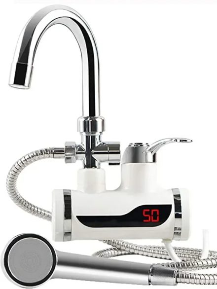 Electric Instant Hot Water Faucet with LED Temperature Display