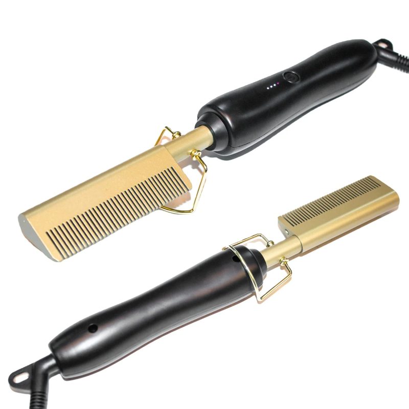 Electric Hot Straightening Heat Pressing Comb