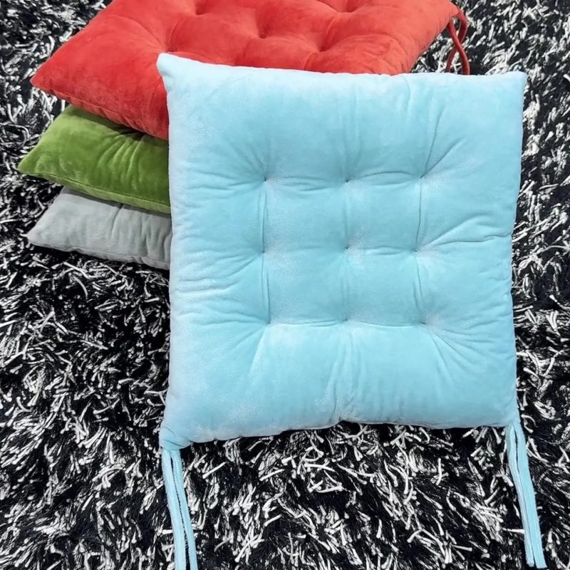 High Quality Square Cushion Coral Velvet Soft - Image 3
