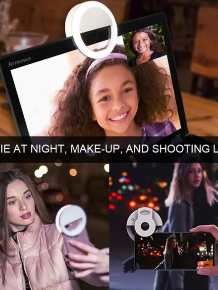 Portable Clip Tripod Selfie Light