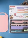 Complete Set of 6 Pieces Granite Kitchen Knives