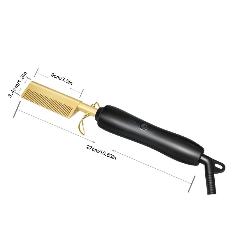 Electric Hot Straightening Heat Pressing Comb - Image 4