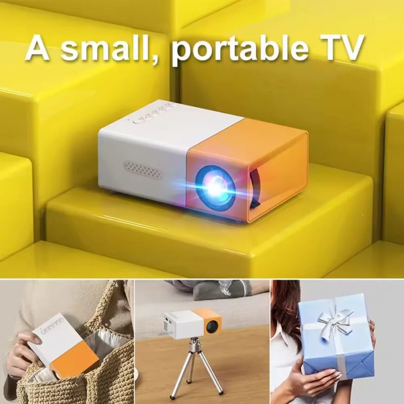 YG300 HD 320x240P Mini LED Projector Mobile Video Home - Image 2