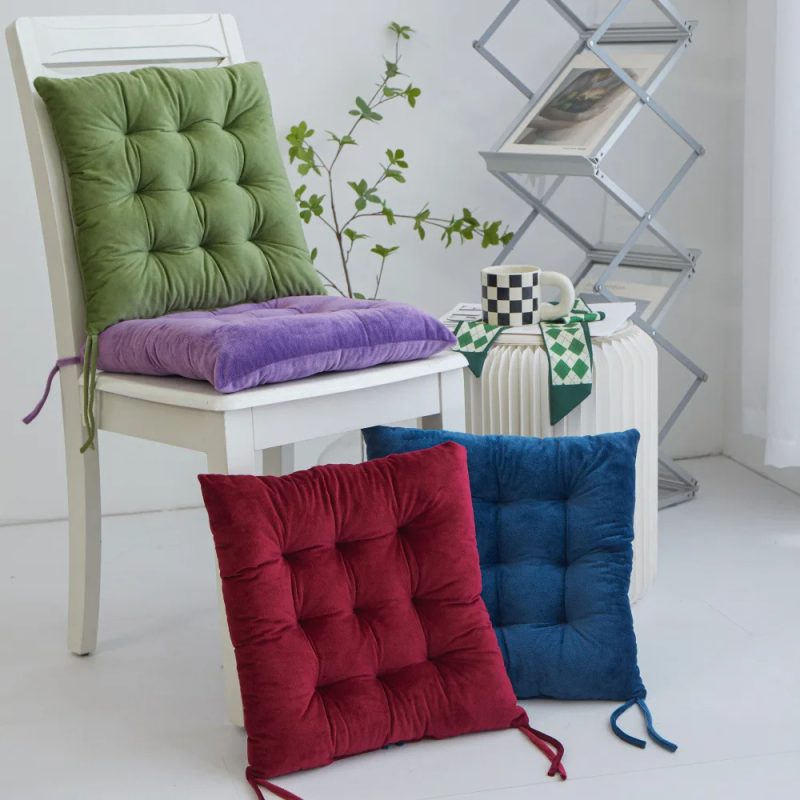 High Quality Square Cushion Coral Velvet Soft - Image 2