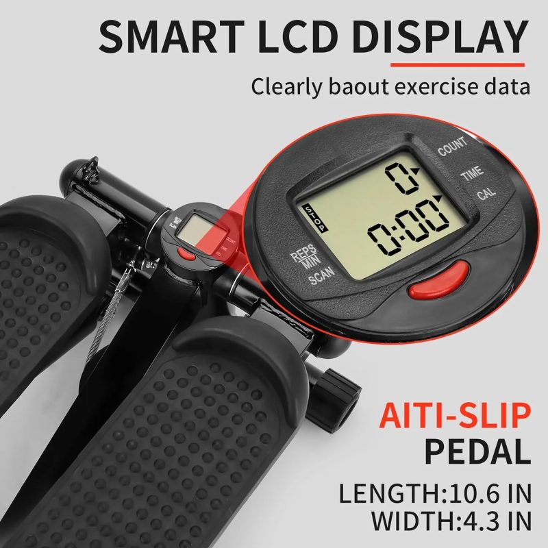 Lixada Swing Stepper - Mini Stepper for Home Exercise with Resistance Bands - Image 2