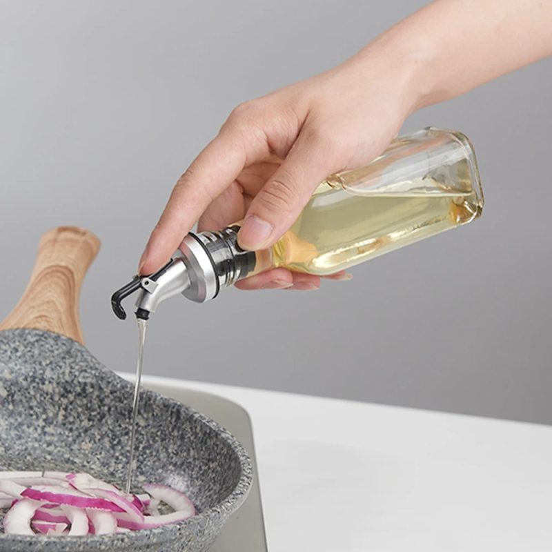 Oil and Vinegar Bottle Set, Oil Dispenser, Oil Spray - Image 2