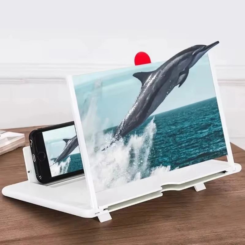 Folding Phone HD Enlarge Stand Video Amplifier - Image 6