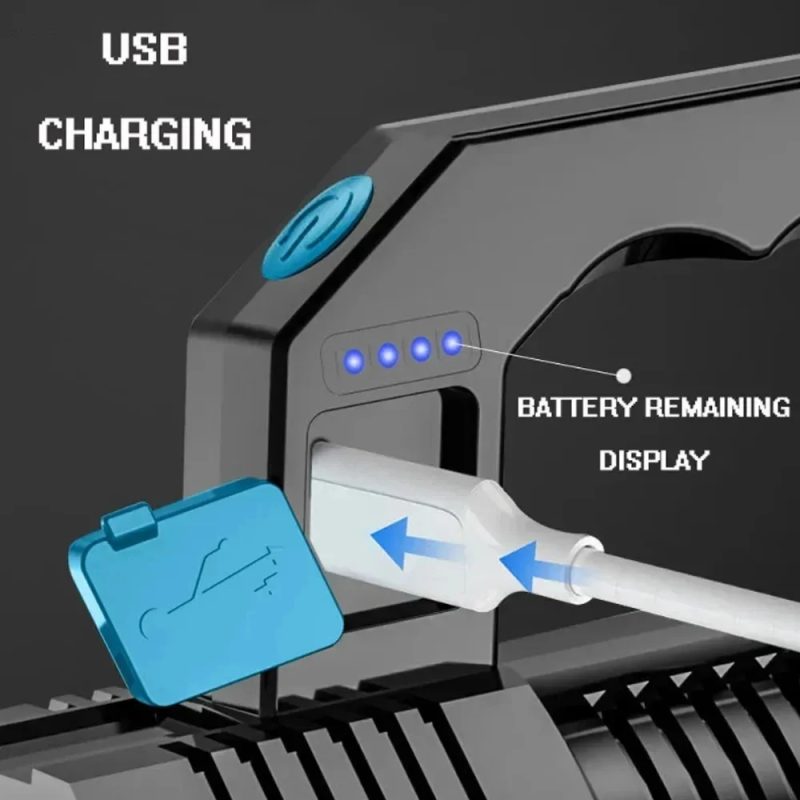 Rechargeable Multifunctional Waterproof Flashlight - Image 4