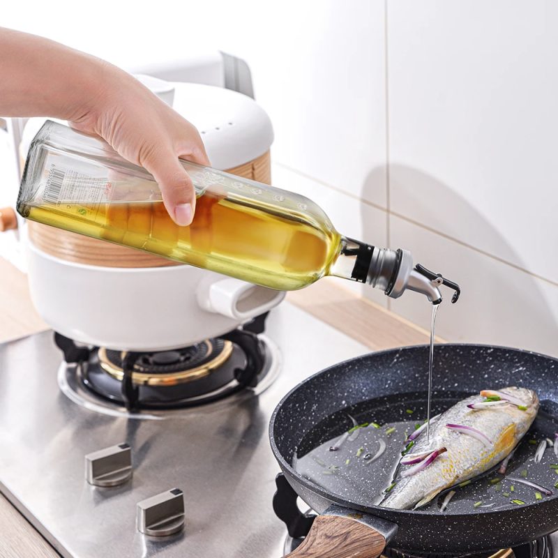 Oil and Vinegar Bottle Set, Oil Dispenser, Oil Spray - Image 3