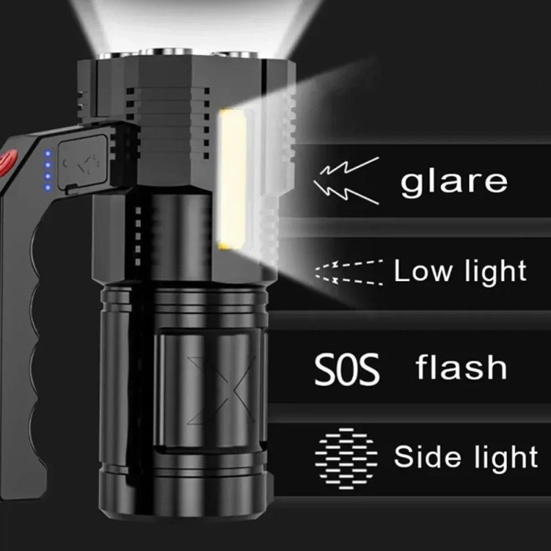Rechargeable Multifunctional Waterproof Flashlight - Image 3