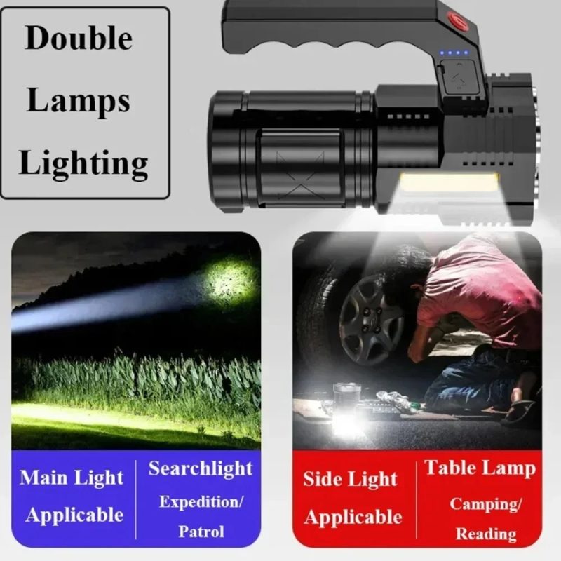 Rechargeable Multifunctional Waterproof Flashlight - Image 2