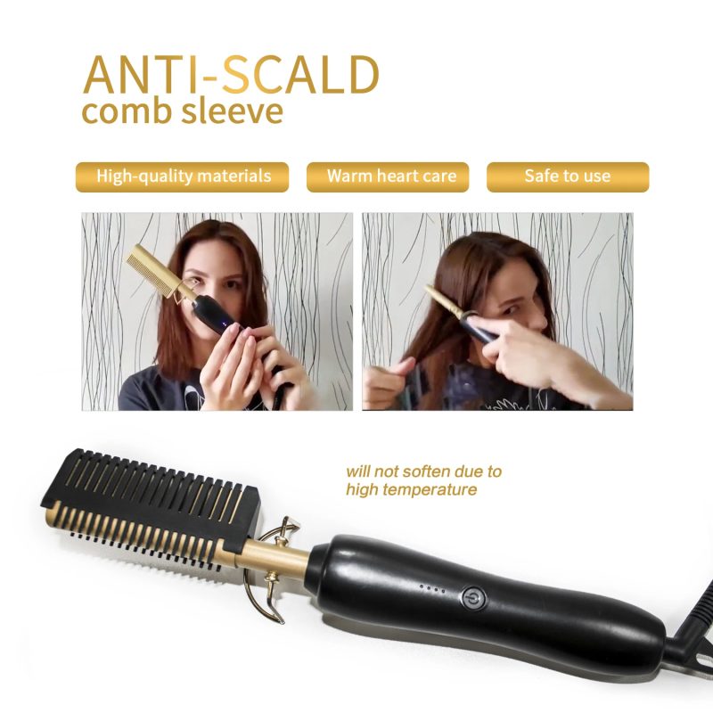 Electric Hot Straightening Heat Pressing Comb - Image 3